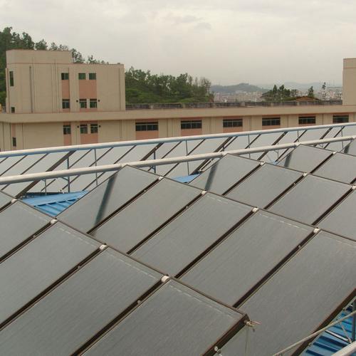 现货出售东莞蓝冠平板太阳能热水器太阳能平板集热器真空